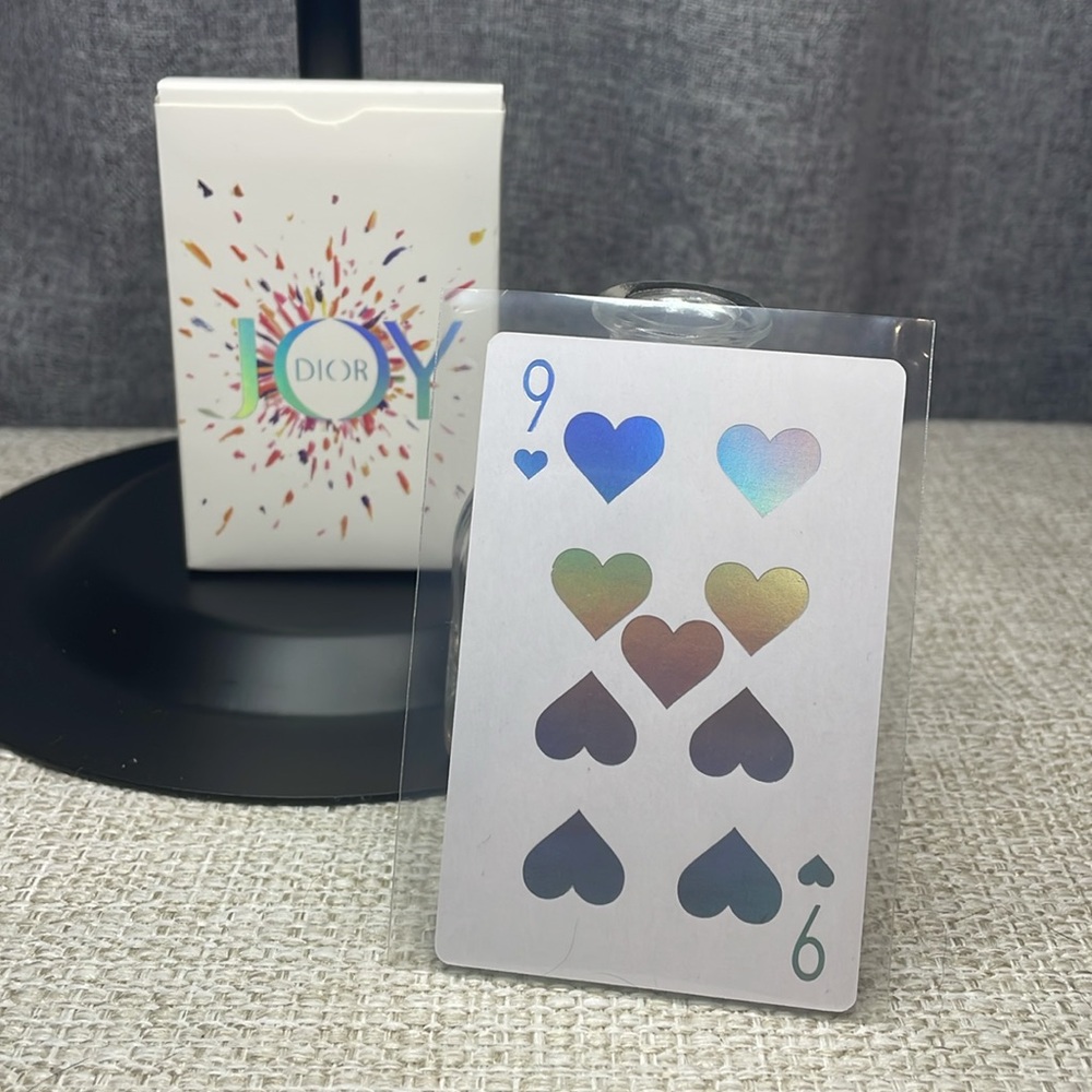 Dior Joy Playing Card: Nine of Hearts